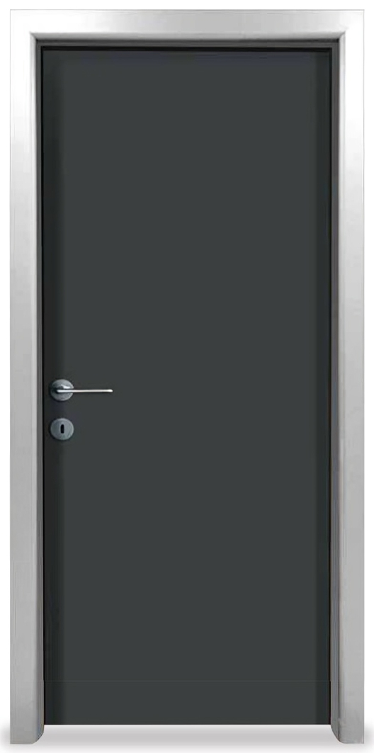 Aluminium case door