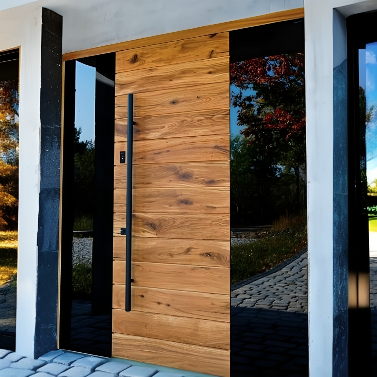 Modern main facades door