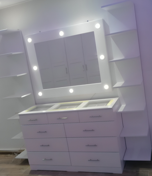 Dressing table 9 drawers with mirror