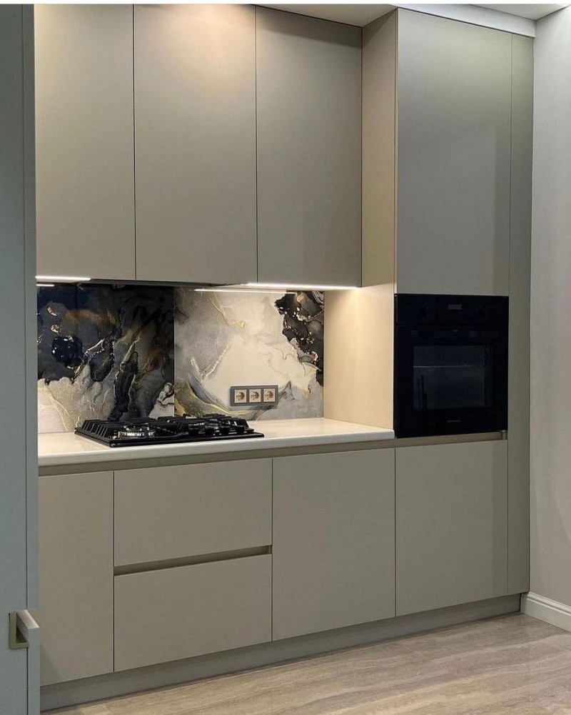 Modern aluminum kitchen